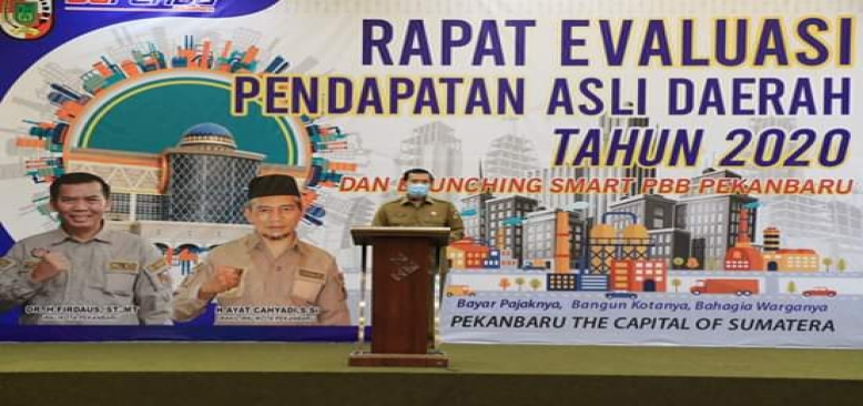 Aplikasi Permudah Bayar Pajak, Bapenda Kota PeKanbaru Lounching SmartMapPBB