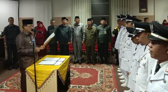 Bupati Inhil Lantik Pejabat Pengawas Lurah