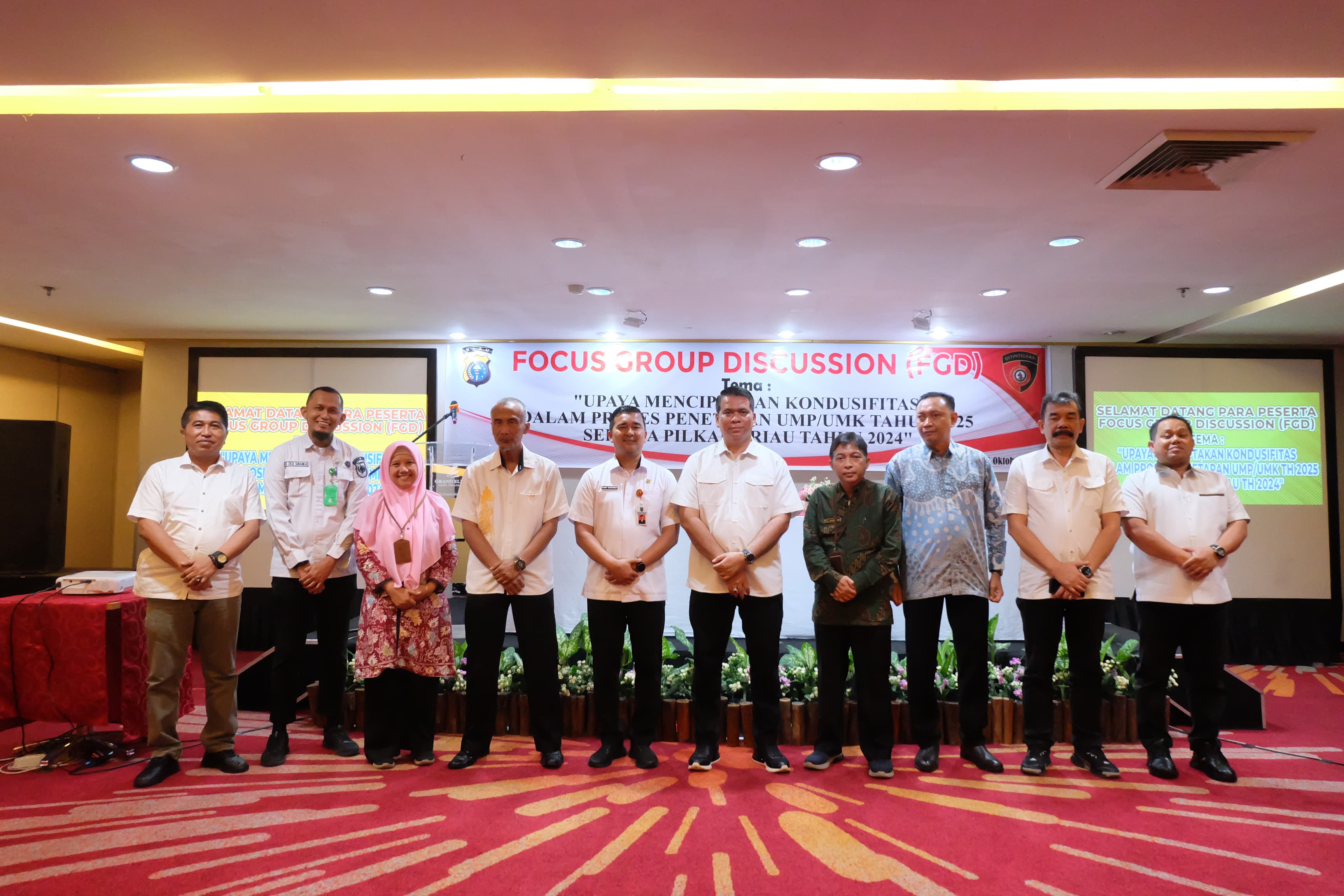 Kadisnakertrans Riau Narasumber Focus Grup Discussion