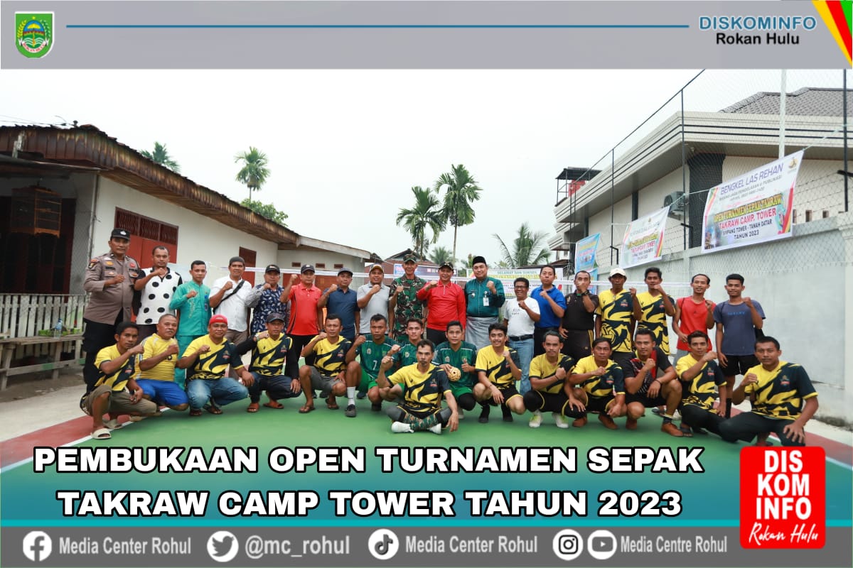 Turnamen Sepak Takraw Camp Tower Tahun 2023, Wabup Indra Gunawan, Jadikan Turnamen Ini Tempat Mencari Bibit Baru
