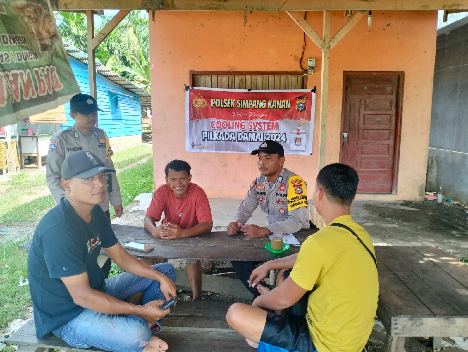 Bhabinkamtibmas Bagan Nibung Cooling System Masyarakat