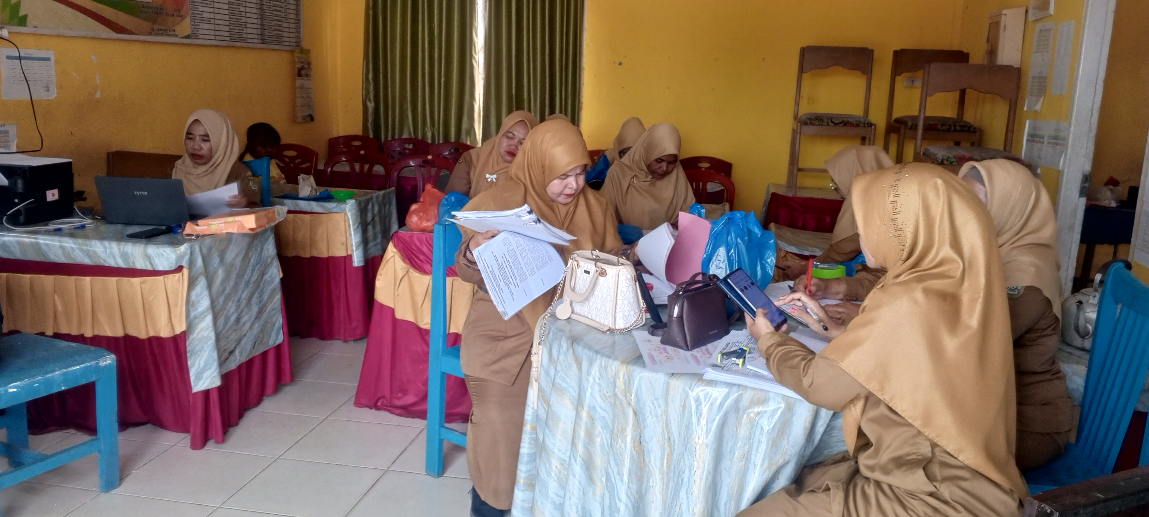 Tahun Ini SDN 007 Bagan Jawa Terima Murid Baru Tiga Rombel