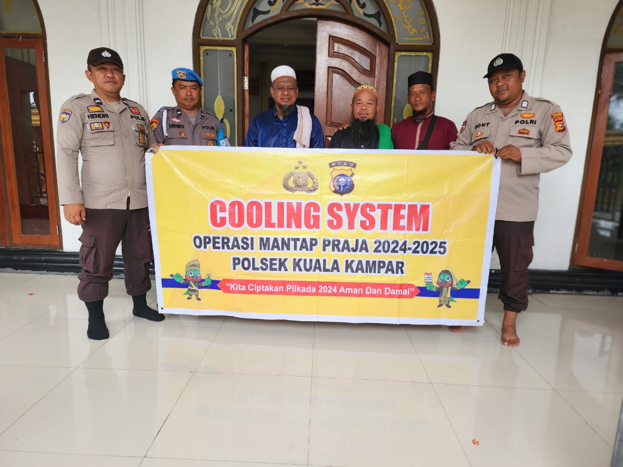 Polsek Kuala Kampar Terus Lakukan 'Cooling System' Jelang Pilkada 2024, Jaga Kamtibmas di Masyarakat