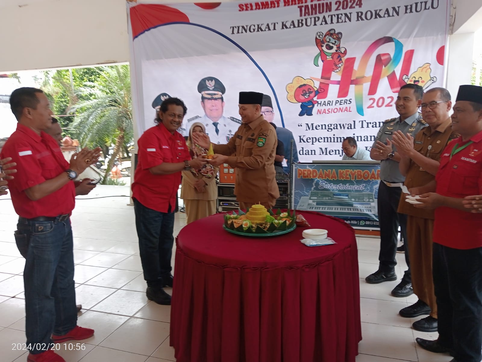 Peringati Hari Pers Nasional ke-78, Wabup Rohul Acungkan Jempol pada Wartawan Rohul