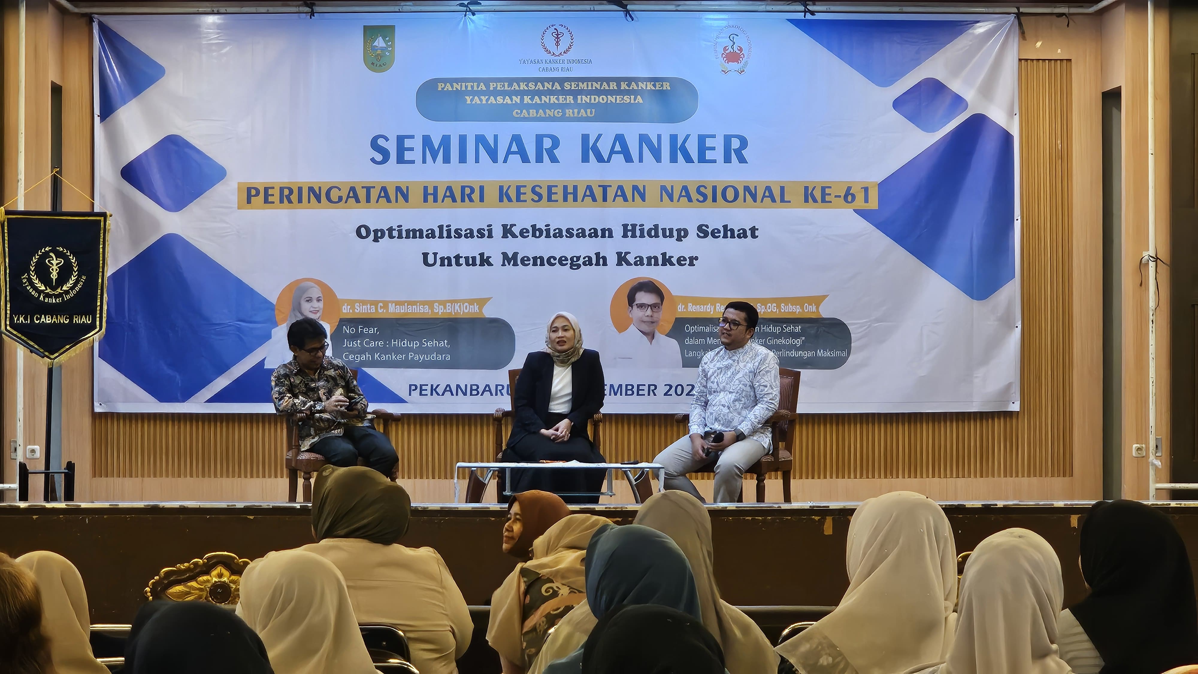 Gaya Hidup Sehat Jadi Kunci Pencegahan Kanker, YKI Riau Ajak Masyarakat Waspada Sejak Dini