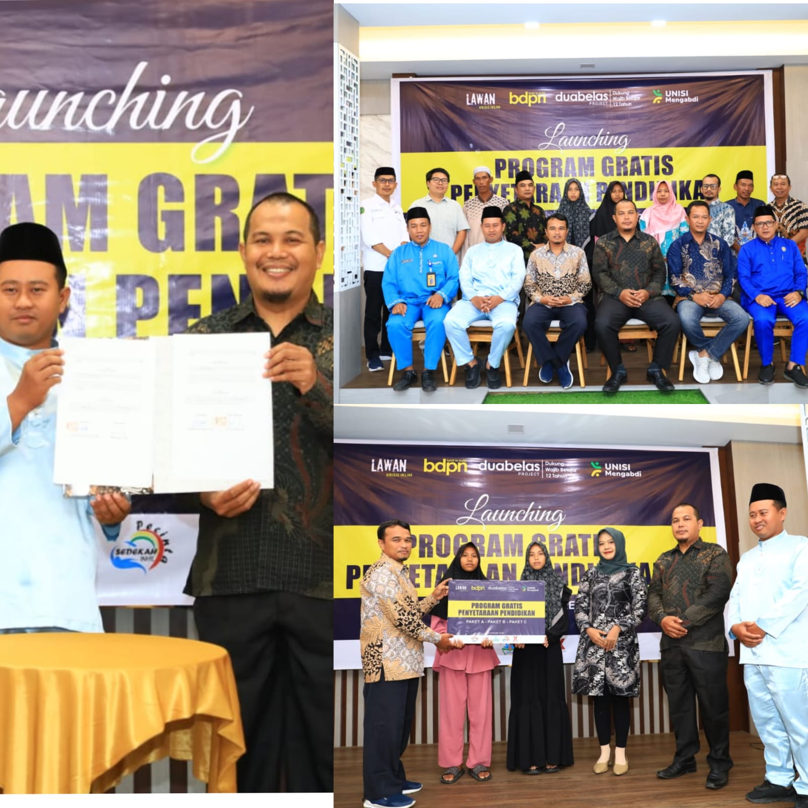 Yayasan BDPN dan UNISI Gelar Program Gratis Penyetaraan Pendidikan di Inhil