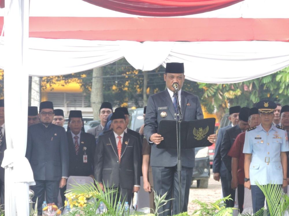 Pj Wali Kota Pimpin Upacara HAB Kemenag RI Ke -78