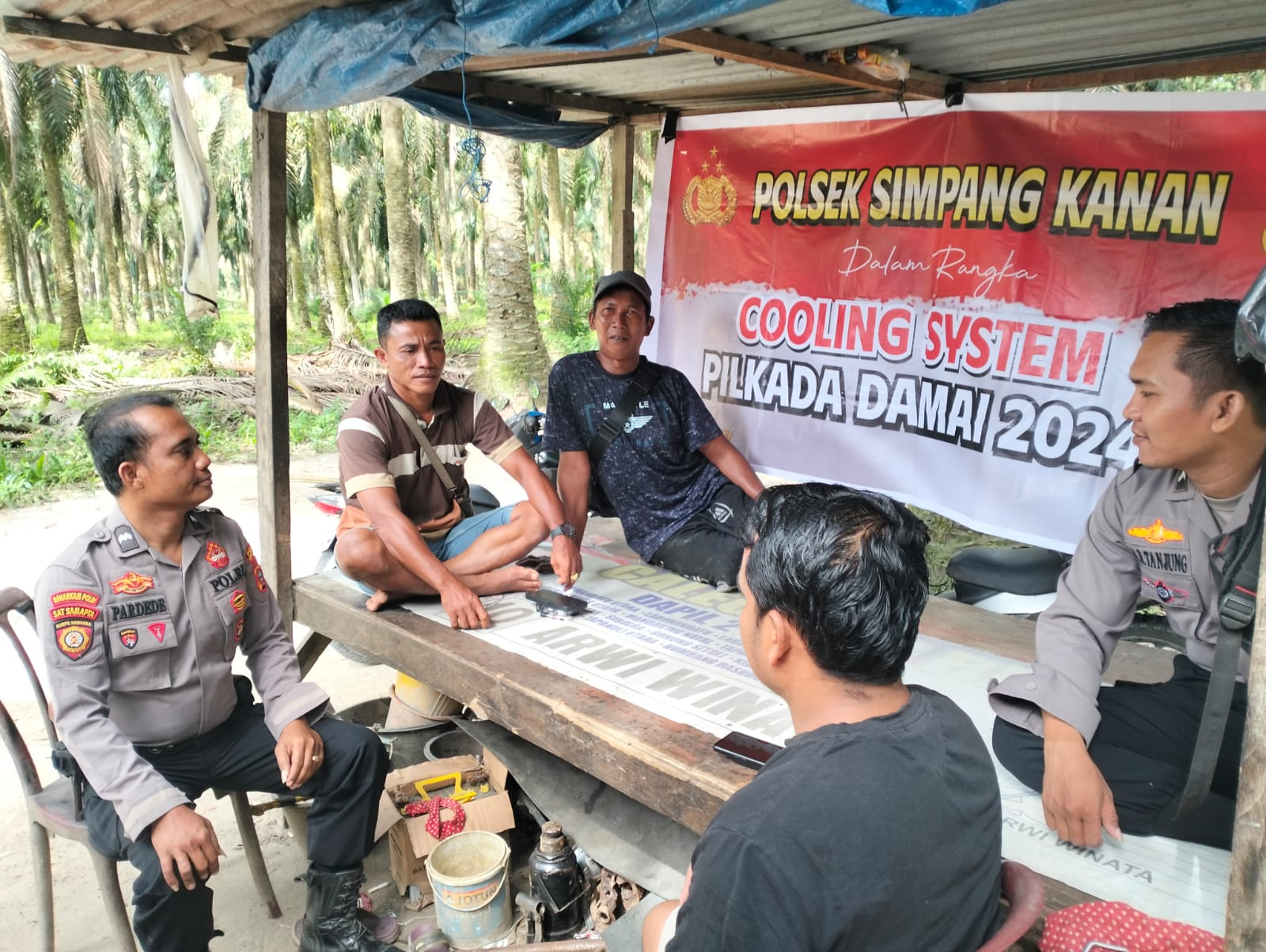 Kanit Samapta Cooling System Masyarakat Dan Tokoh Pemuda Simpang Kanan