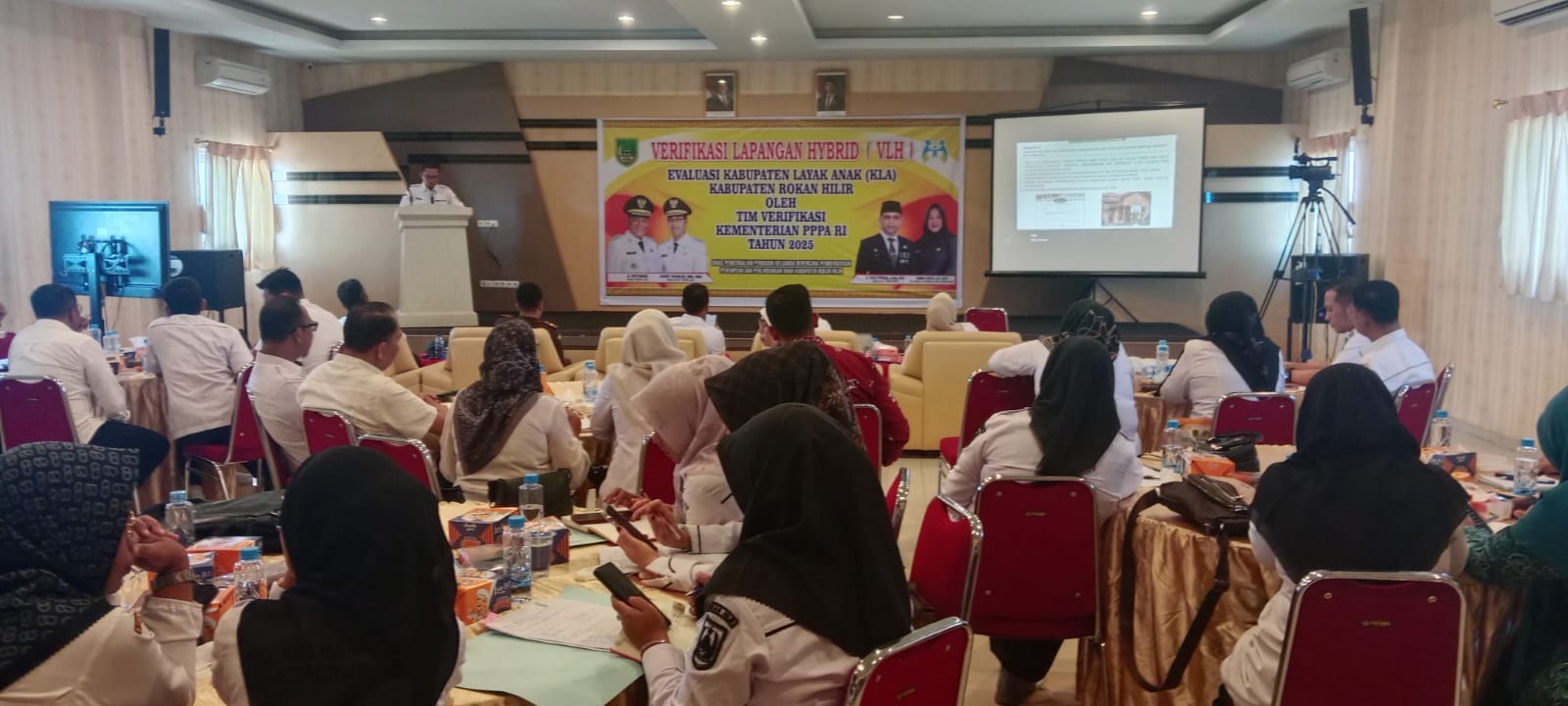 Kabupaten Rohil Jalani Verifikasi Kabupaten Layak Anak 2025 oleh Kementerian PPPA RI