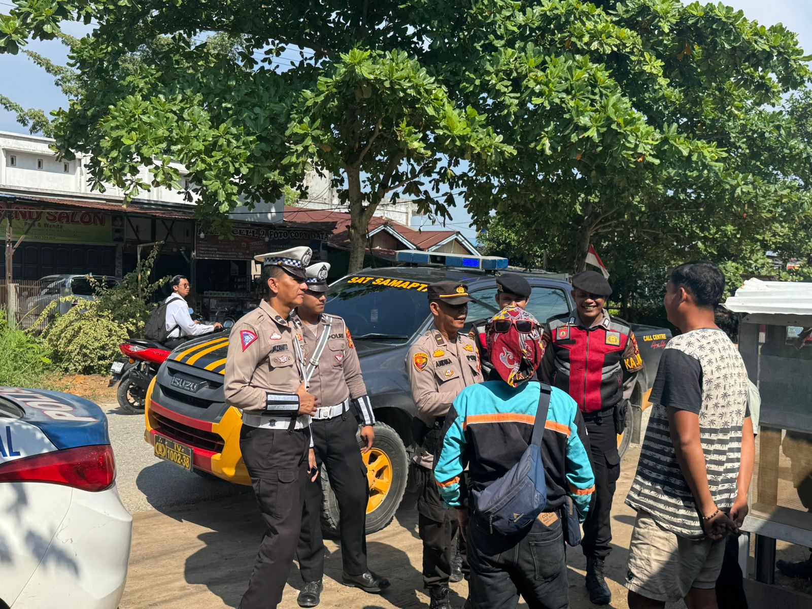 Polres Pelalawan Gelar Patroli Besar Jelang Pelantikan Presiden dan Pilkada Damai 2024