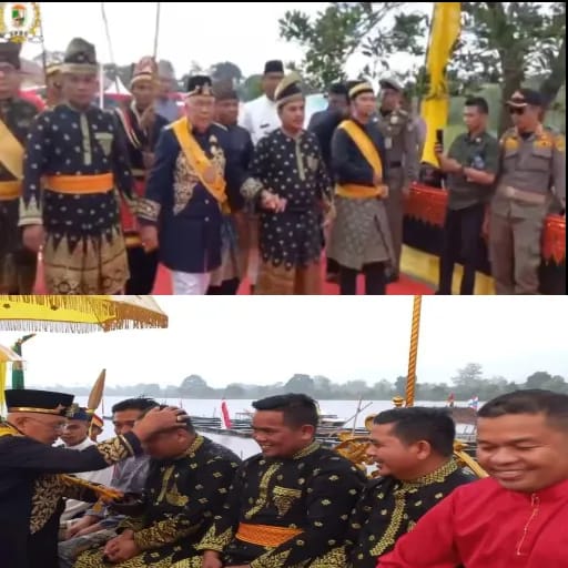 Forkopimda Pelalawan  Mengikuti Tradisi Prosesi Mandi Balimau Sultan