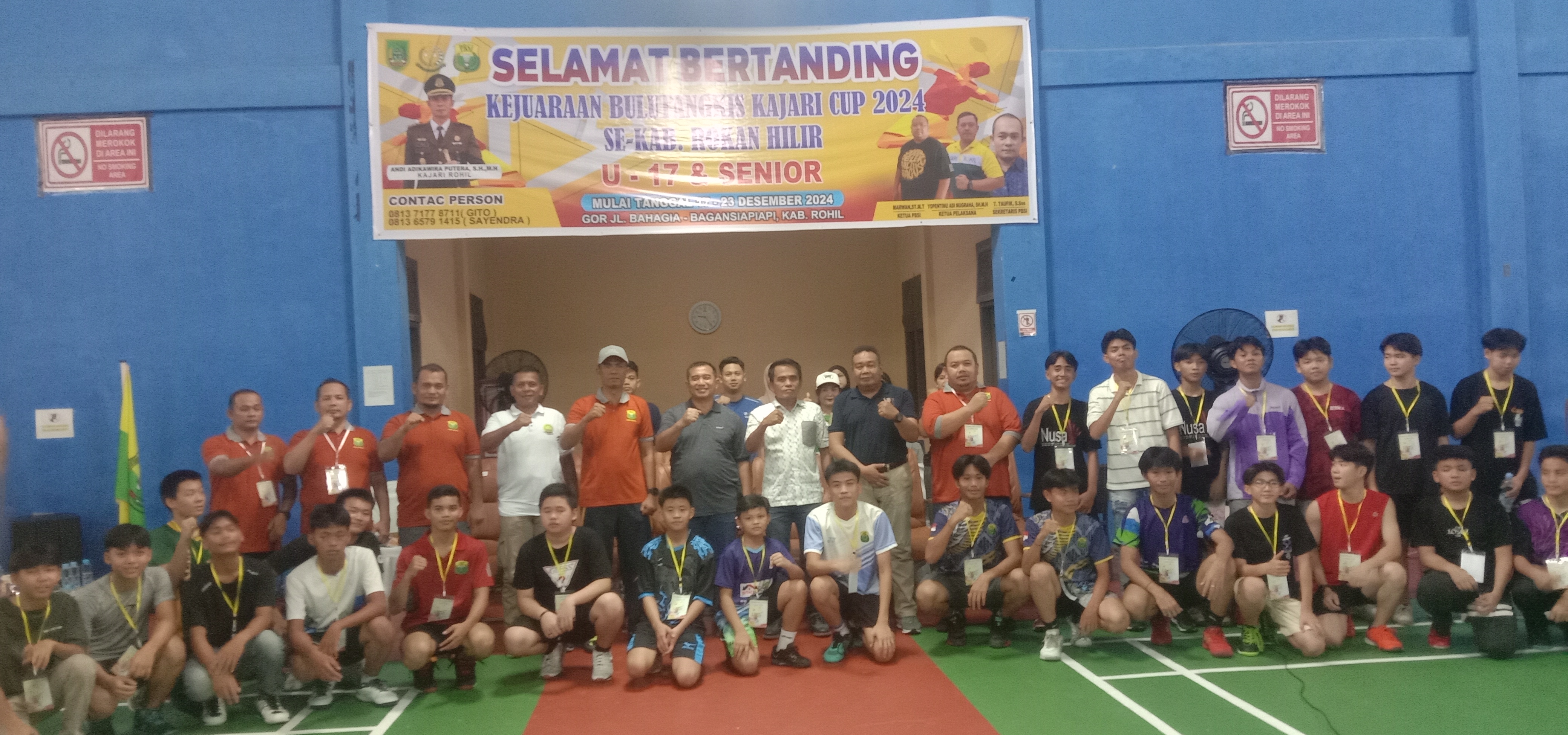 Kejuaraan Bulutangkis Kajari Rohil Cup 2024 Resmi Bergulir