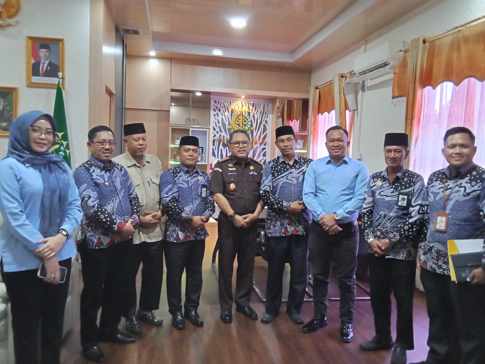 Bahas Mou Dan Perlindungan Hukum,  BAZNAS Silaturahmi ke Kejari Rohil