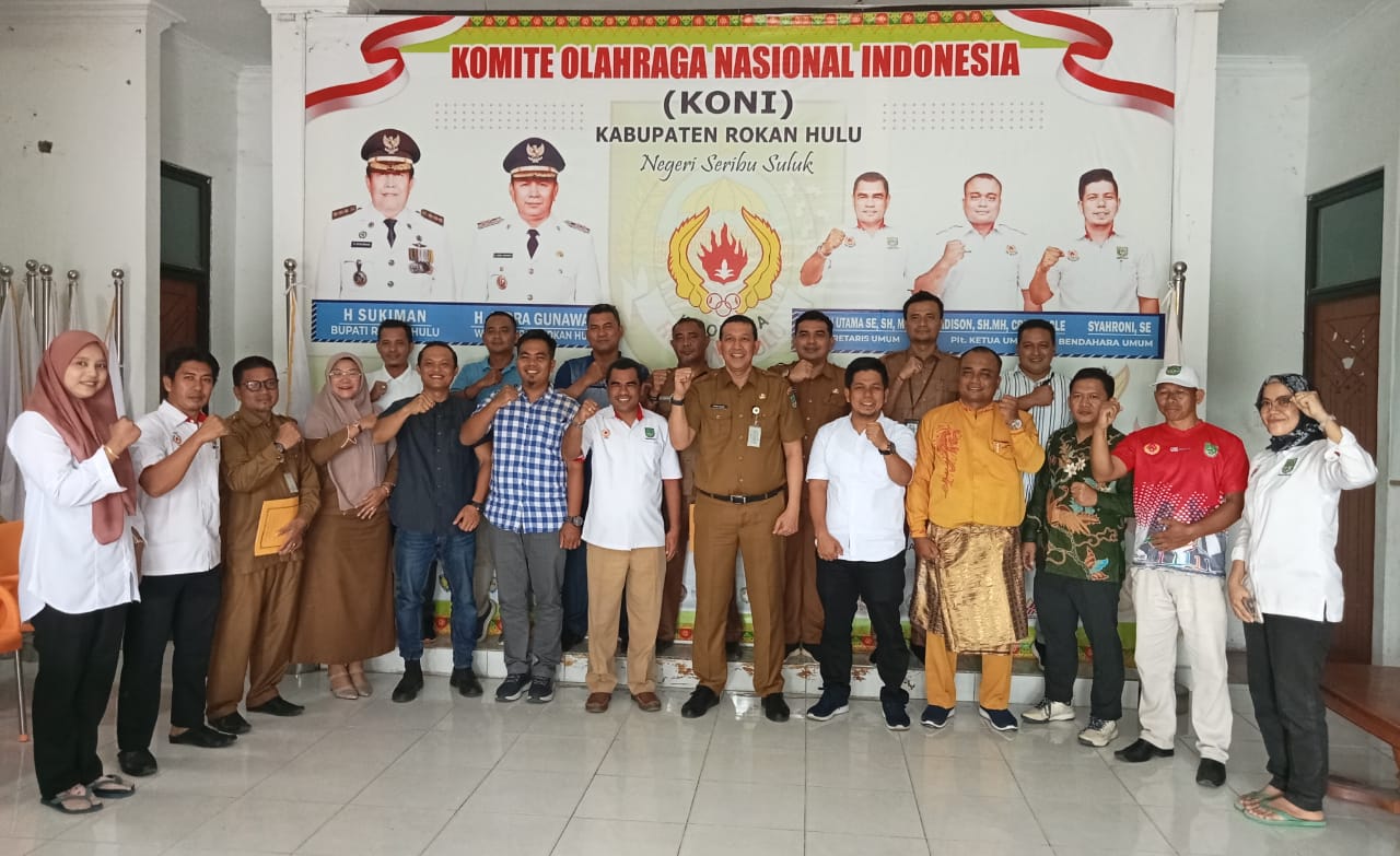 Ketua KONI Terpilih yang  Sudah Dilantik Beberapa Waktu Lalu Lakukan Sertijab