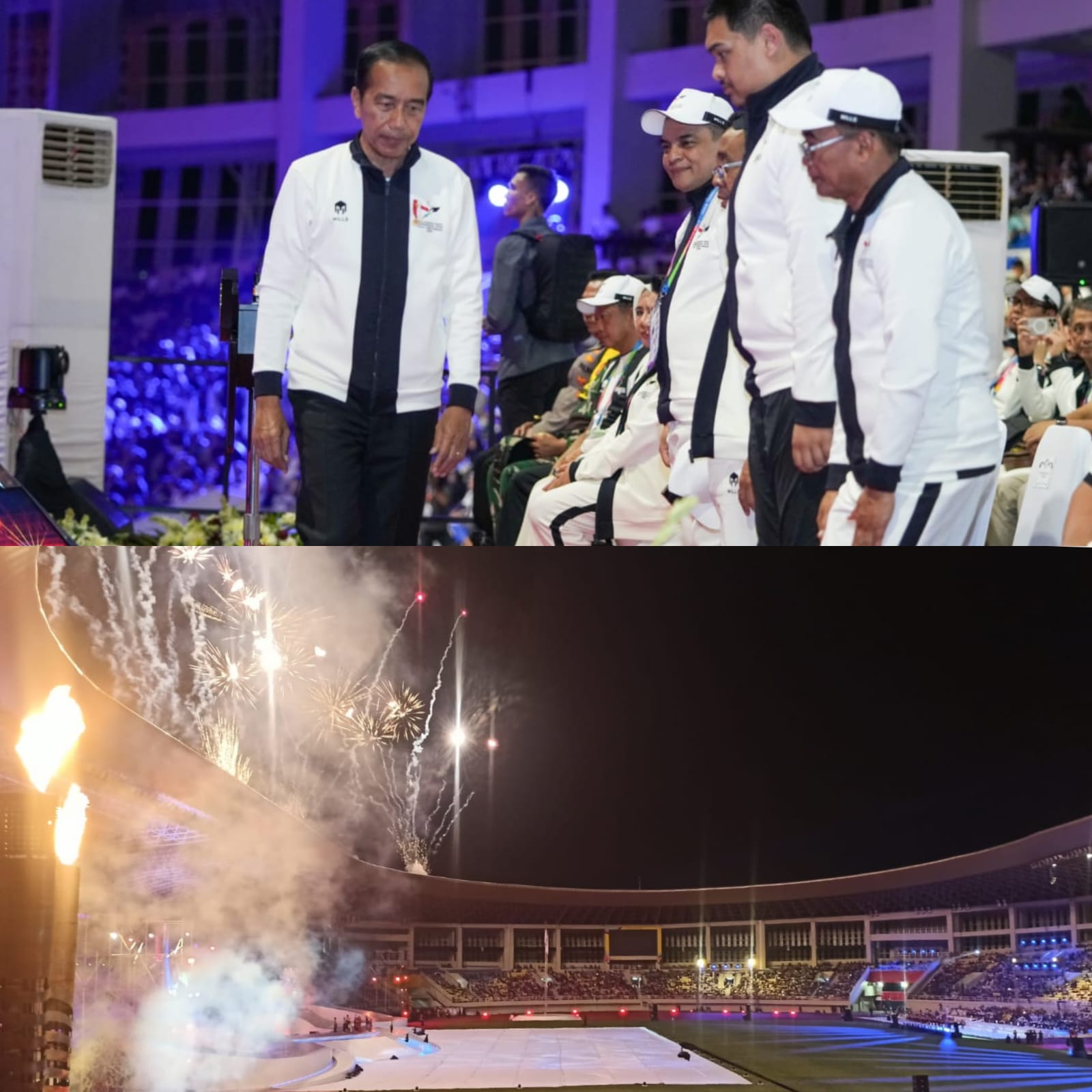 Gemerlap Peparnas XVII 2024 Diresmikan Jokowi: Semangat Atlet Disabilitas Menghiasi Stadion Manahan
