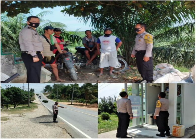 Polsubsektor Pelalawan Patroli C3 Daerah Rawan