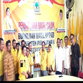 Penjaringan DPD II Golkar Pelalawan Adi Sukemi ST MM Menjadi Yang Pertama