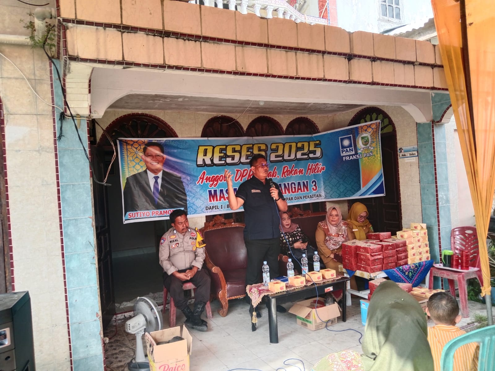 Reses Anggota DPRD Rokan Hilir Sutiyo Pramono Disambut Antusias Warga