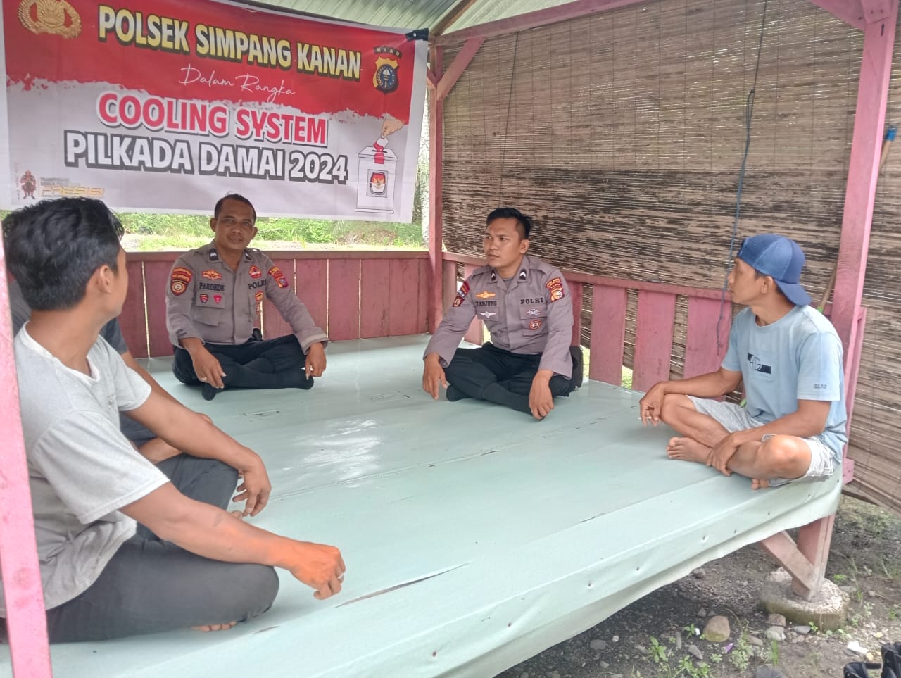 Kanit Samapta Polsek Simpang Kanan Cooling System Masyarakat dan Pemuda
