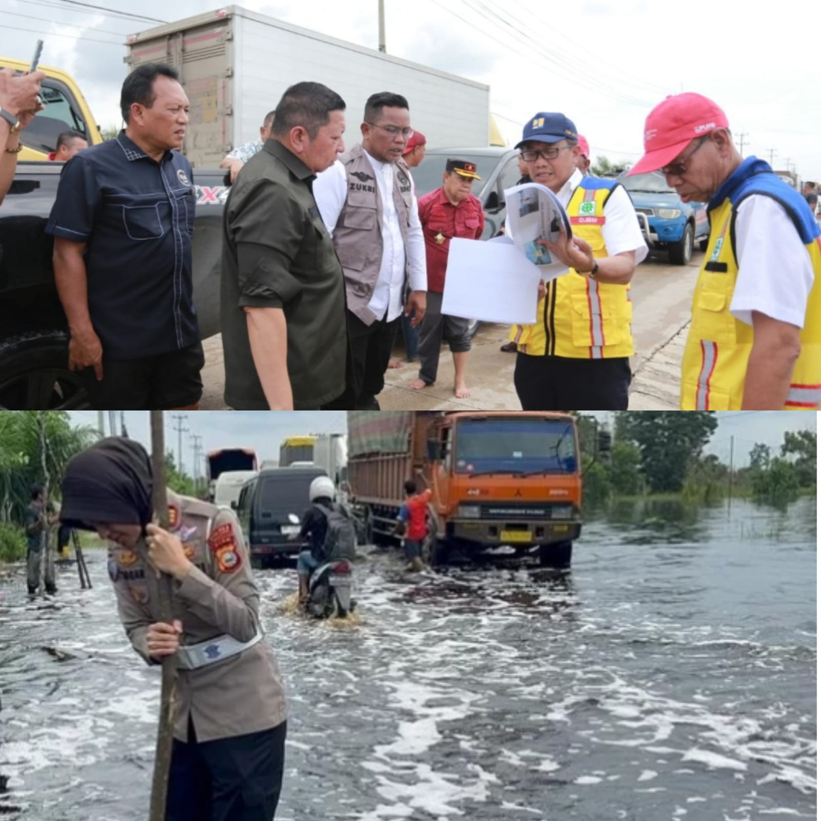 Banjir Melumpuhkan Jalintim di Pelalawan: Bupati Zukri Desak Pemerintah Pusat Cari Solusi