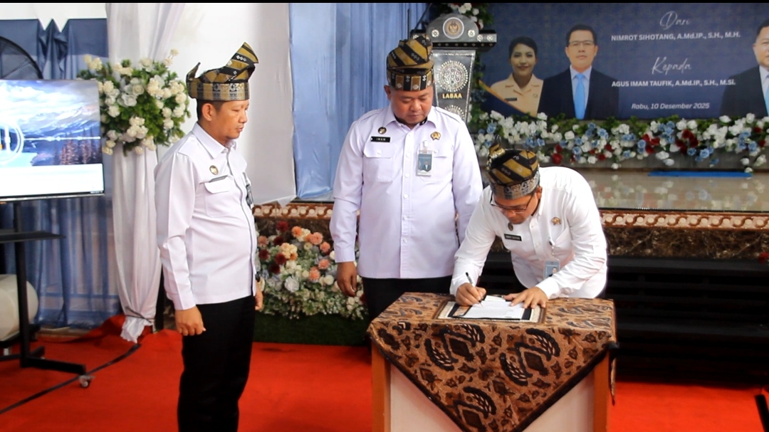 Gantikan Nimrot, Agus Imam Taufik Jabat Kepala Lapas Bagansiapiapi