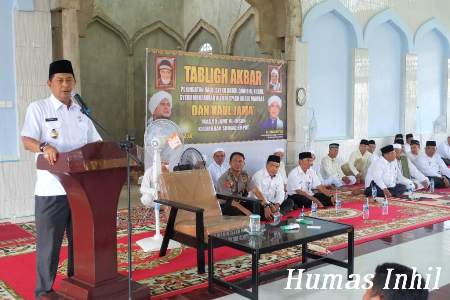 Wabup Inhil H.Syamsuddin Uti Ajak Umat  Bermuhasabah dengan Cara Instropeksi dan Memperbaiki Diri 