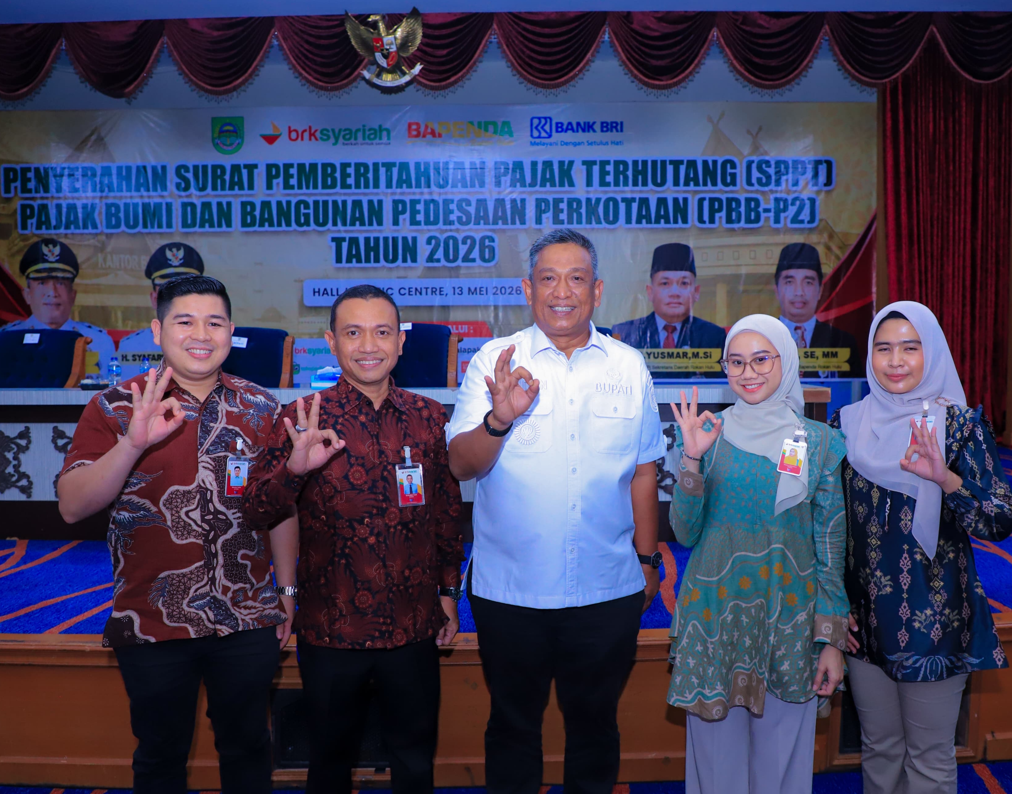 Jumlah SPPT PBB-P2 tahun 2026 di Rohul meningkat dari tahun 2025