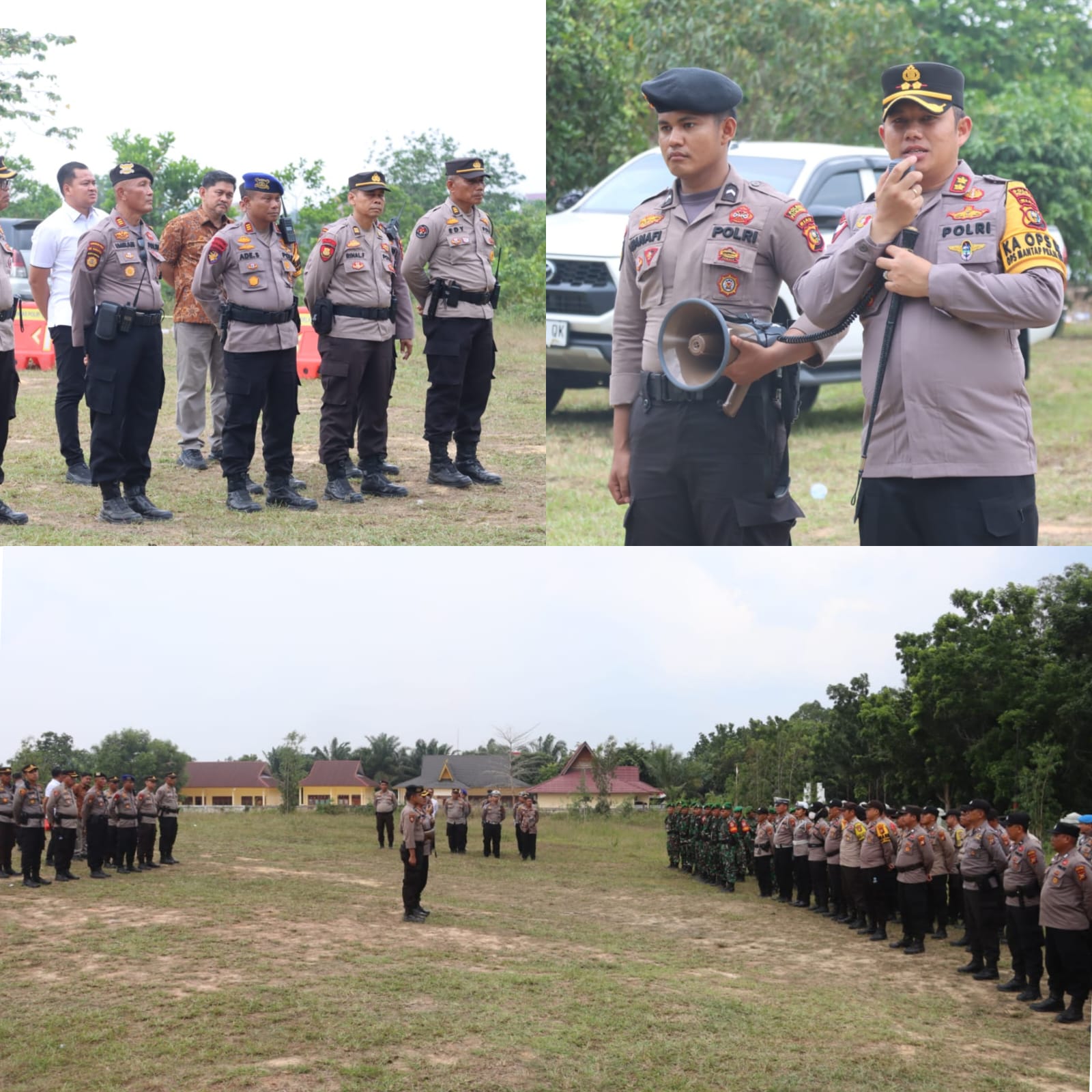 Kapolres Pelalawan Pimpin Apel Konsolidasi Pengamanan Pilkada 2024