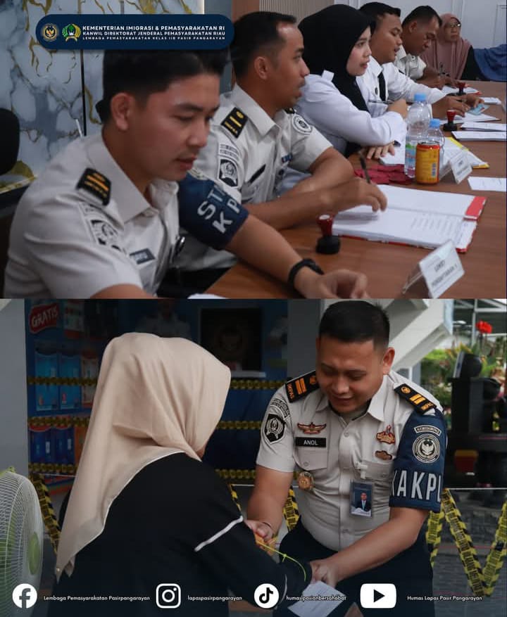 Layanan Kunjungan Idul Fitri 1447 H di Lapas Kelas IIB Pasir Pangaraian Berlangsung Aman dan Kondusif