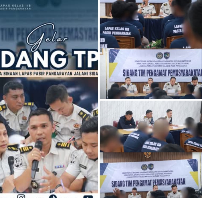 43 Warga Binaan Lapas Pasir Pangarayan Jalani Sidang TPP