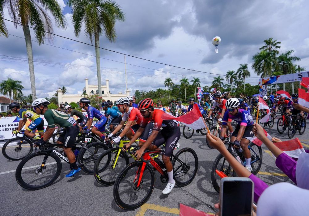 Tour de Siak Etape III di Pekanbaru, Petugas Berlakukan Buka Tutup Jalur