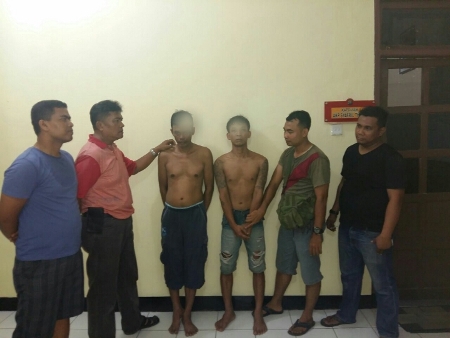 Dua Warga Wonosari Pengedar Narkotika, Diamankan Polsek Bengkalis