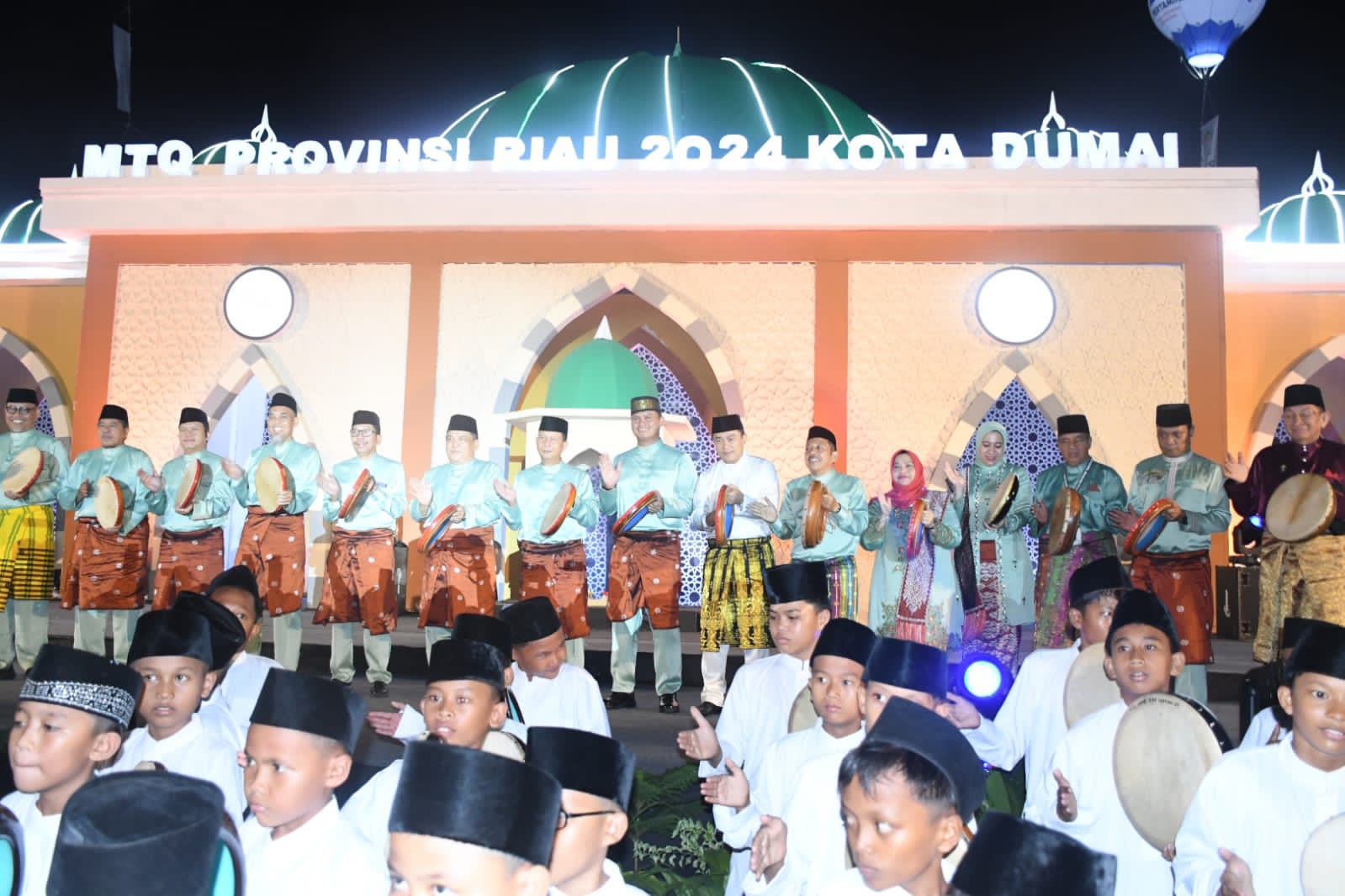 Bupati Kasmarni Hadiri Pembukaan MTQ Tingkat Provinsi Riau di Dumai