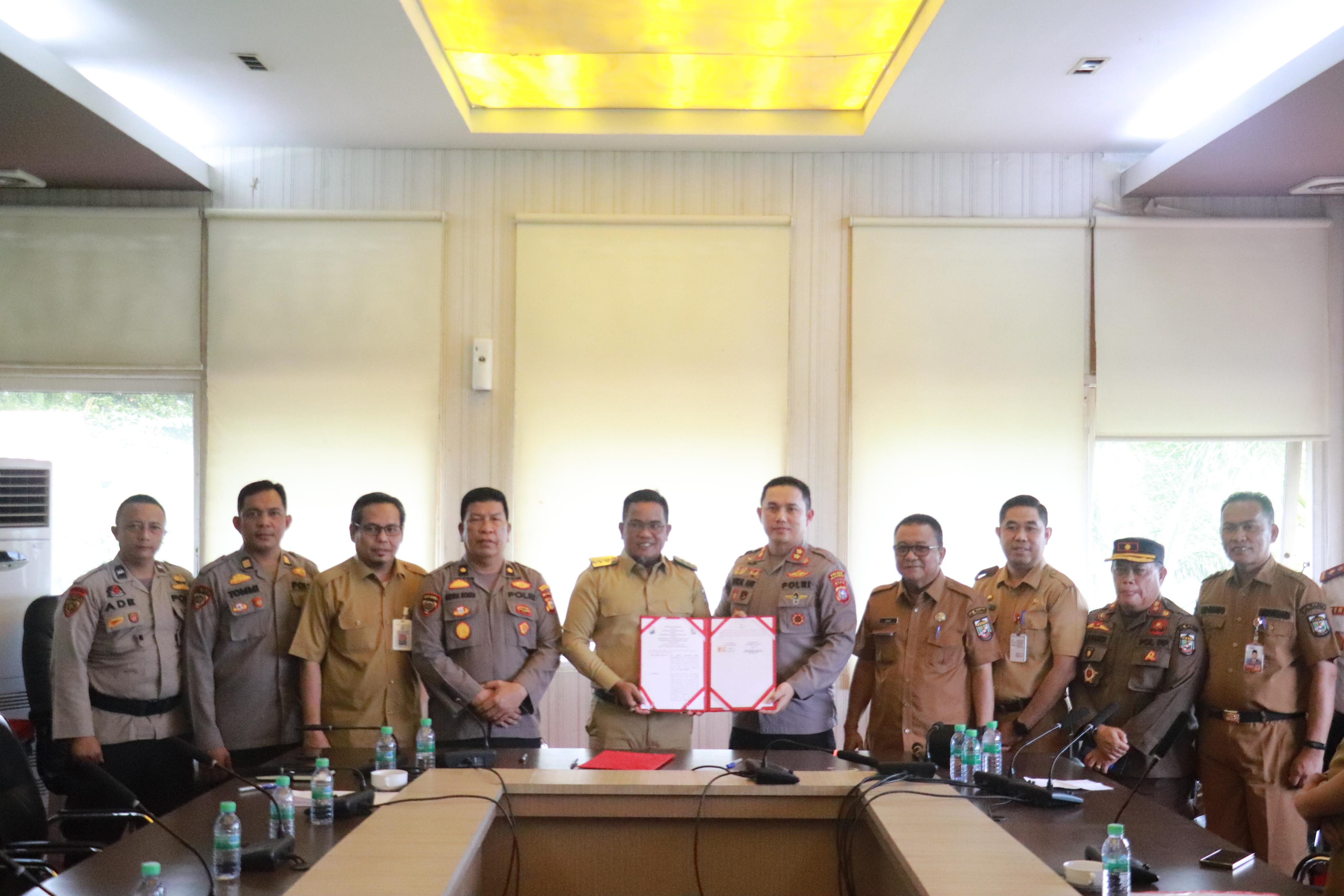 Polres dan Pemkab Pelalawan Perpanjang MoU Rekrutmen Polri Jalur Prestasi: Peluang Emas Bagi Putra-Putri Daerah