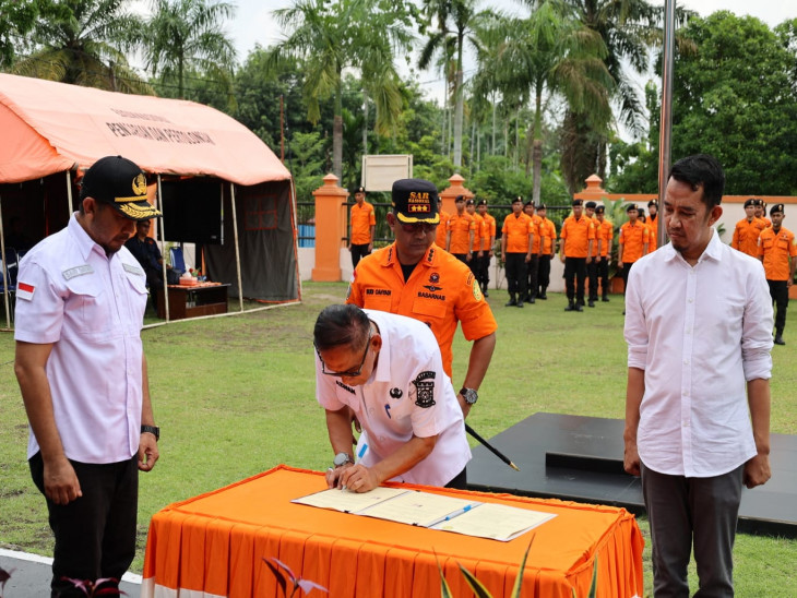 BPBD Kampar Jalin Kerja Sama Strategis dengan Basarnas Riau