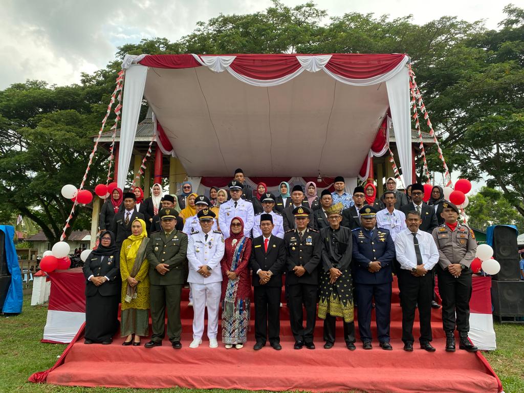Upacara Peringatan HUT RI Ke 78 di Kecamatan Merbau Berlangsung Khidmat