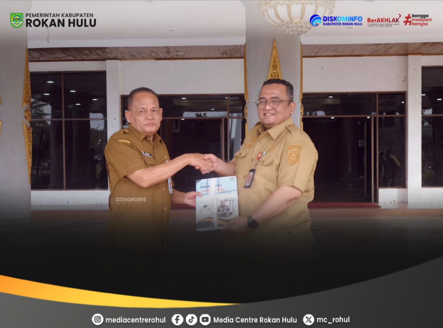 Sah Yusmar Jabat Plt Sekda Rohul, Tekankan Budaya Kerja Baru dan Pelayanan Berkualitas