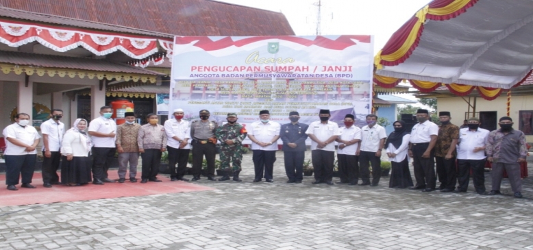 Sebanyak 16 Desa Melaksanakan Pelantikan BPD