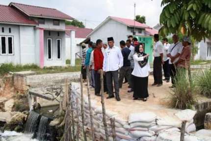 Apel Kesiapsiagaan Karhutla Dilaksanakan Di Kampung Tualang Timur Siak