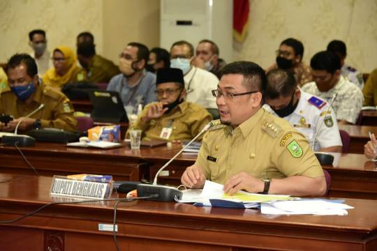 Pj. Bupati Bengkalis Usulkan Zona Tambahan RZWP3K di Pansus DPRD Provinsi Riau  Untuk Kabupaten Bengkalis