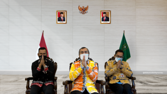 Gubri Gelar Vidcon Dengan Presdir PT Chevron Pasific Indonesia