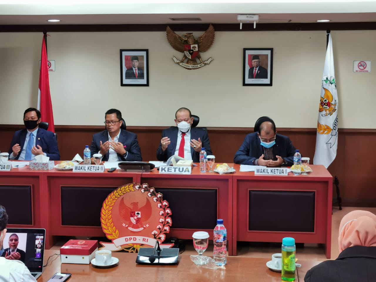 Apresiasi Sikap Komite I, Pimpinan DPD Evaluasi Proses Pilkada Desember