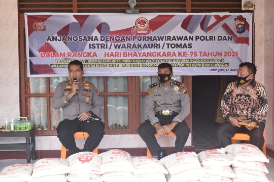    Kapolres Inhu Anjangsana Bersama Purnawirawan Polri 