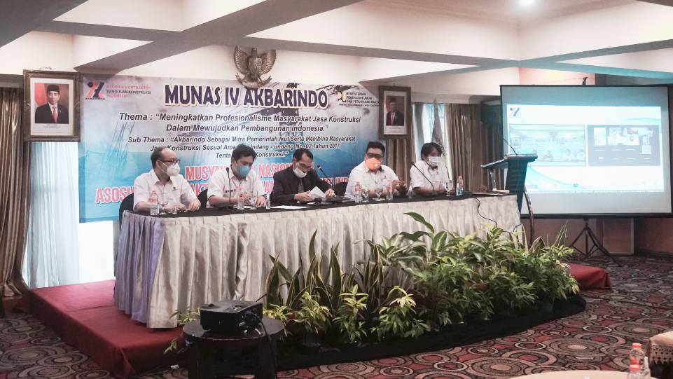 Munas IV Akbarindo Canangkan Profesionalisme Masyarakat Jasa Konstruksi untuk Pembangunan Indonesia
