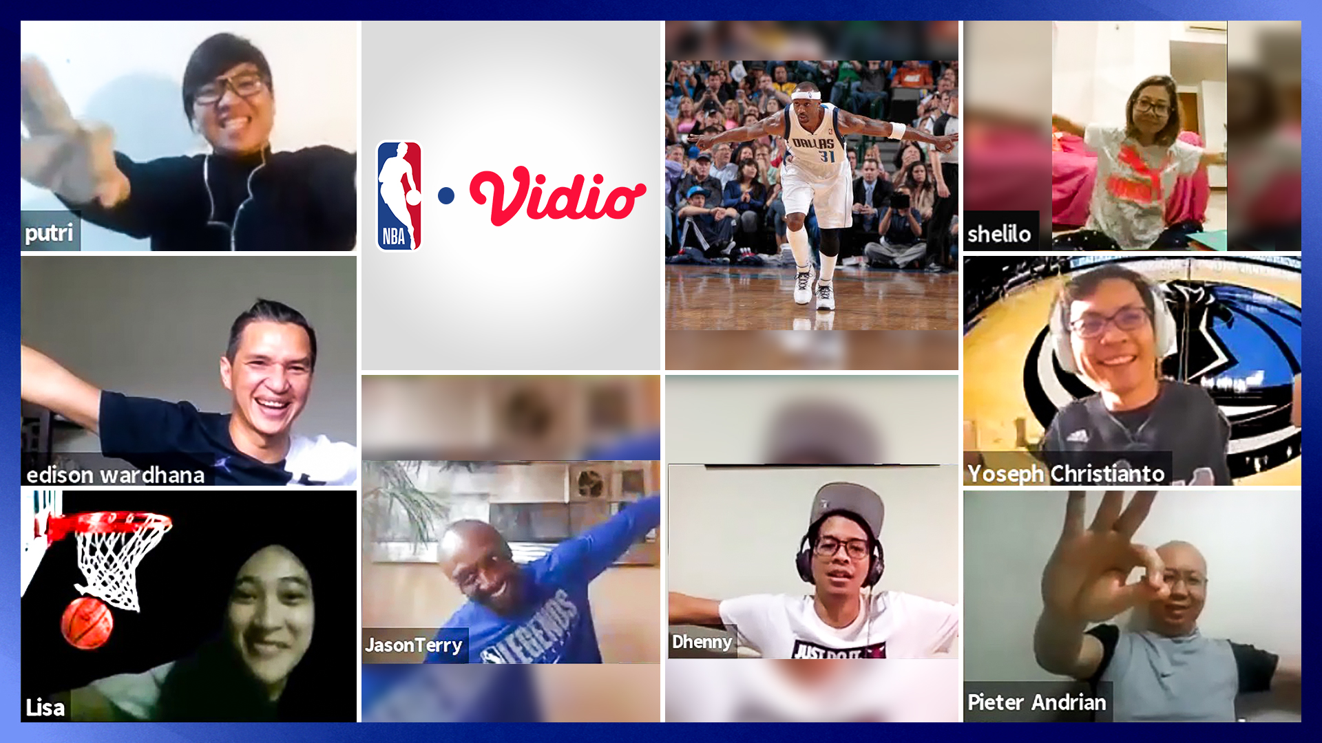 Legenda NBA Jason Terry Berikan Motivasi Bagi Tim Vidio Selama Bekerja di RumahAja   