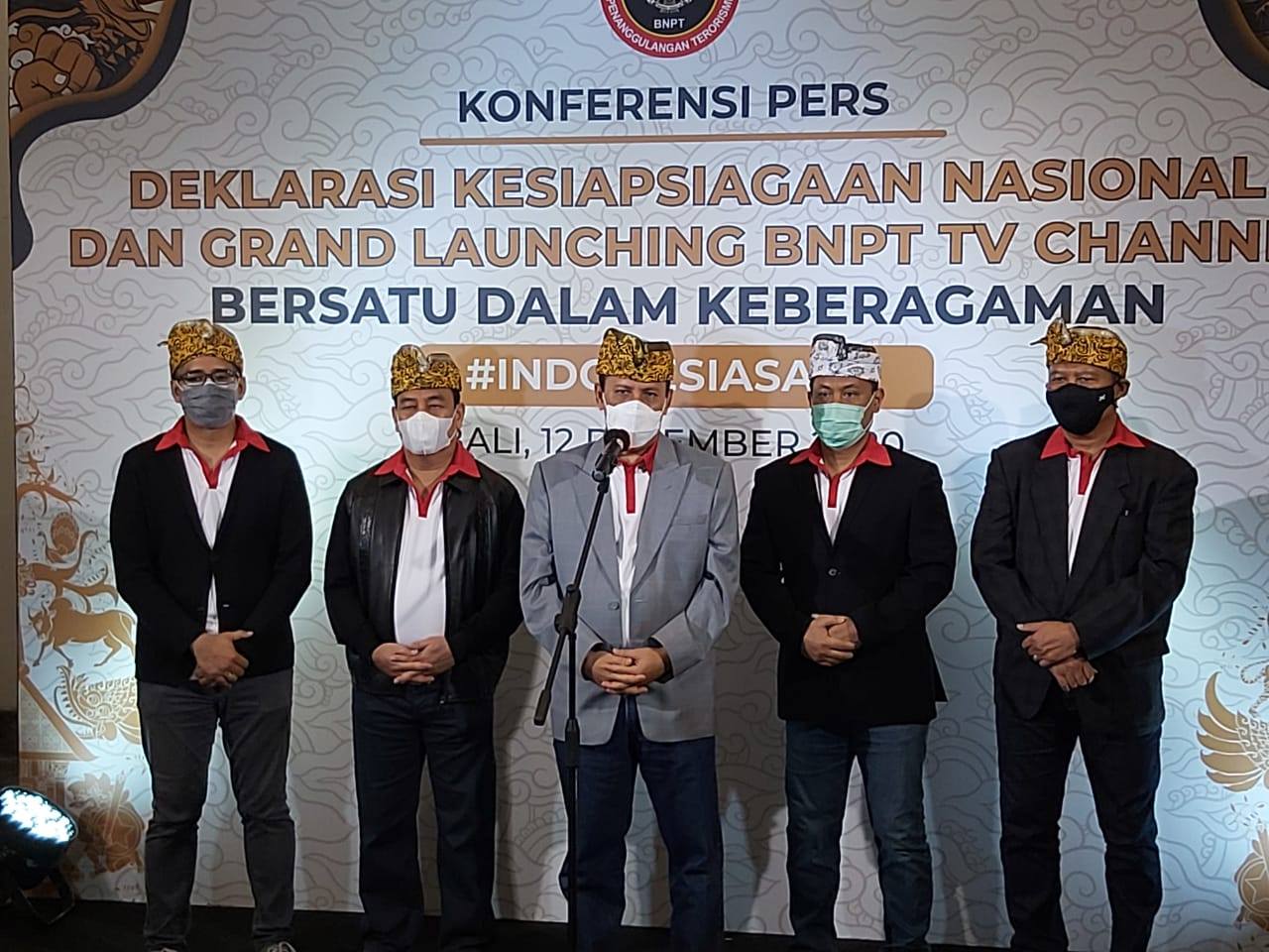 BNPT Deklarasikan Kesiapsiagaan Nasional dan Grand Launching BNPT TV Channel