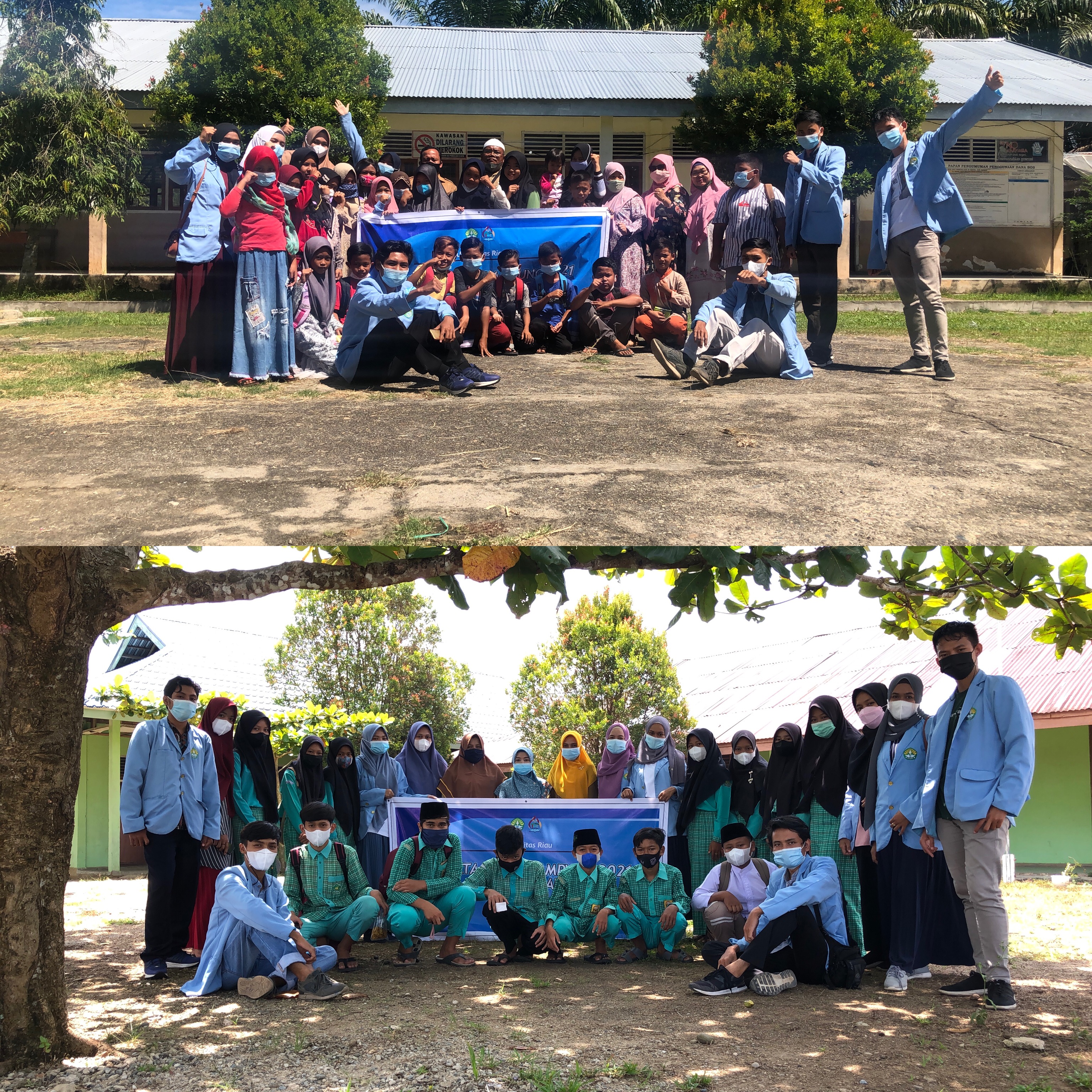 Tim Kukerta Balek Kampung Unri Sosialisasikan Aplikasi PJJ dan PHBS