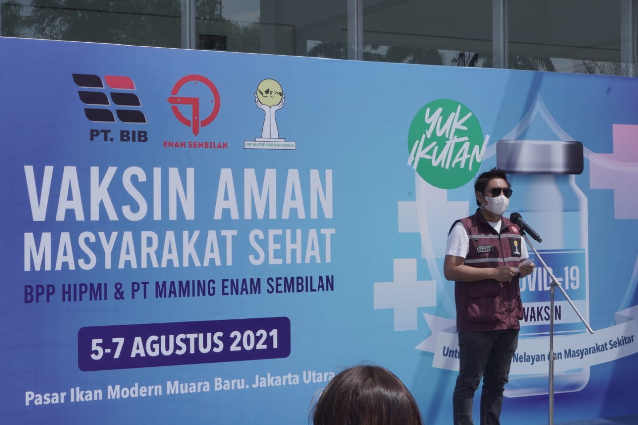 Dirikan Sentra Vaksinasi, HIPMI Sasar Masyarakat dan UMKM yang Tingkat Vaksinasi Rendah