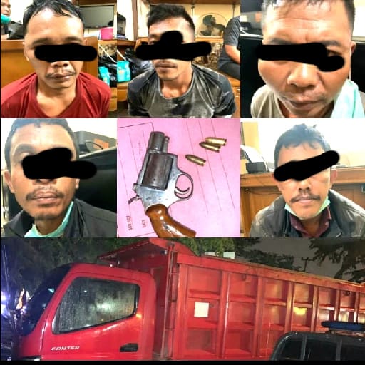 Polisi Berhasil Ringkus Kawanan Perampok Bersenjata  Bandar Petalangan di Sijunjung Sumbar