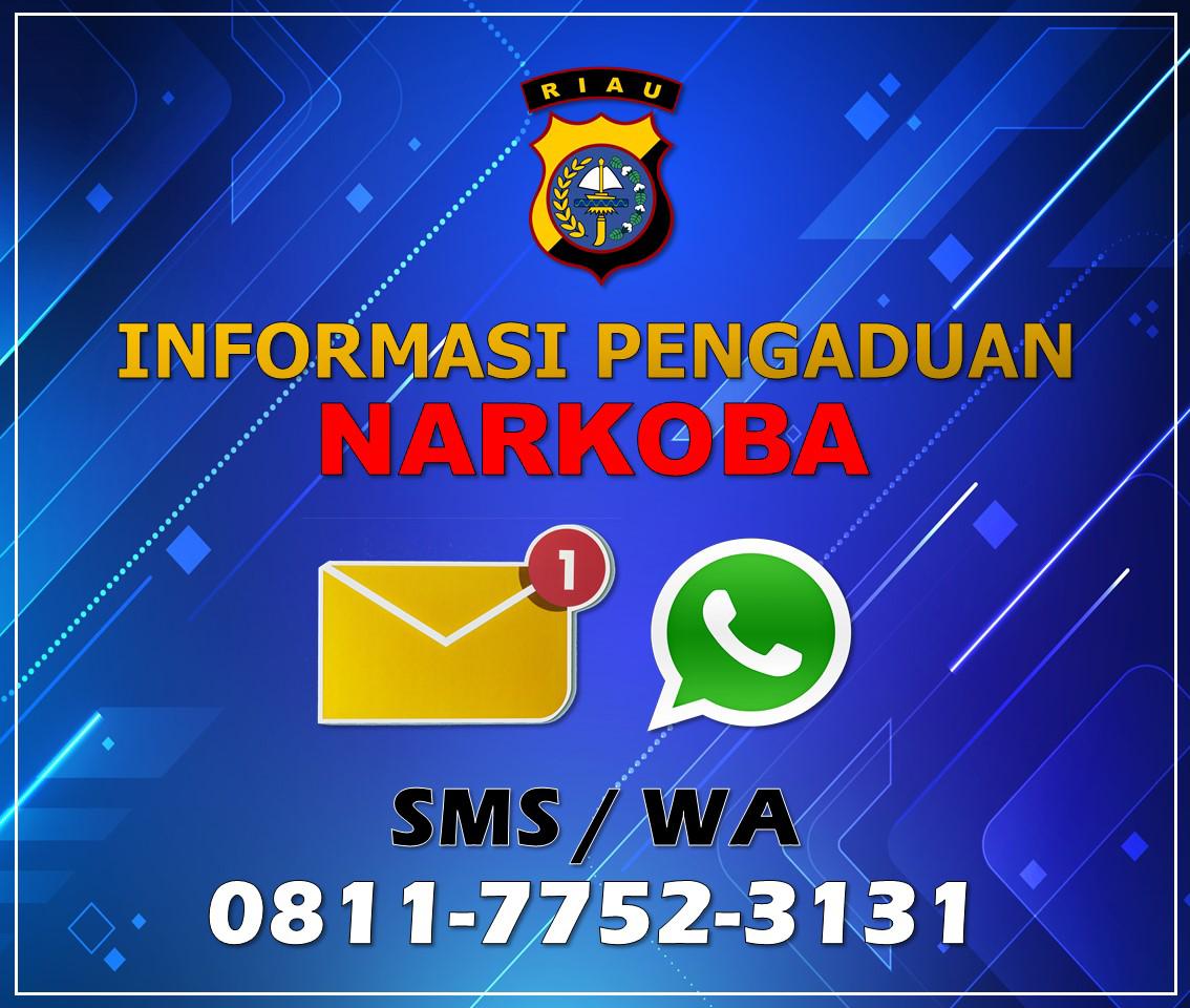 Polda Riau Buka Call Center Layanan Online Informasi dan Pengaduan Narkoba